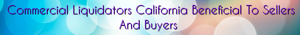 Commercial Liquidators California Beneficial To Sellers And Buyers