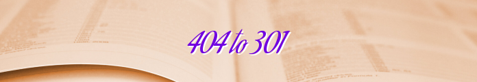 404 to 301